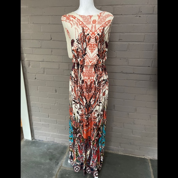 Vintage Chela Girl Maxi Dress  M - 8 - Picture 12 of 16